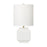 Visual Comfort Studio Anderson 1Lt 11" Lamp, New White/White Linen - KST1161NWH1