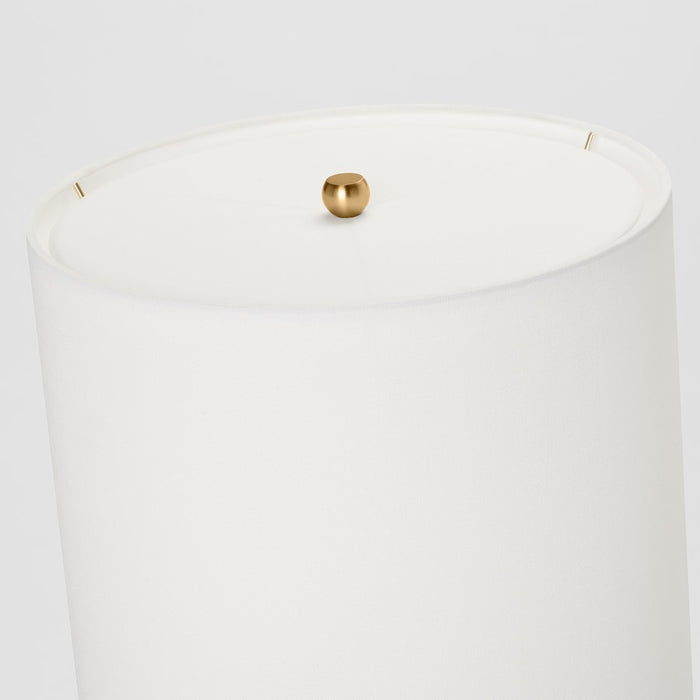 Visual Comfort Studio Anderson 1Lt 13" Lamp, Green/White Linen - KST1171CGR1