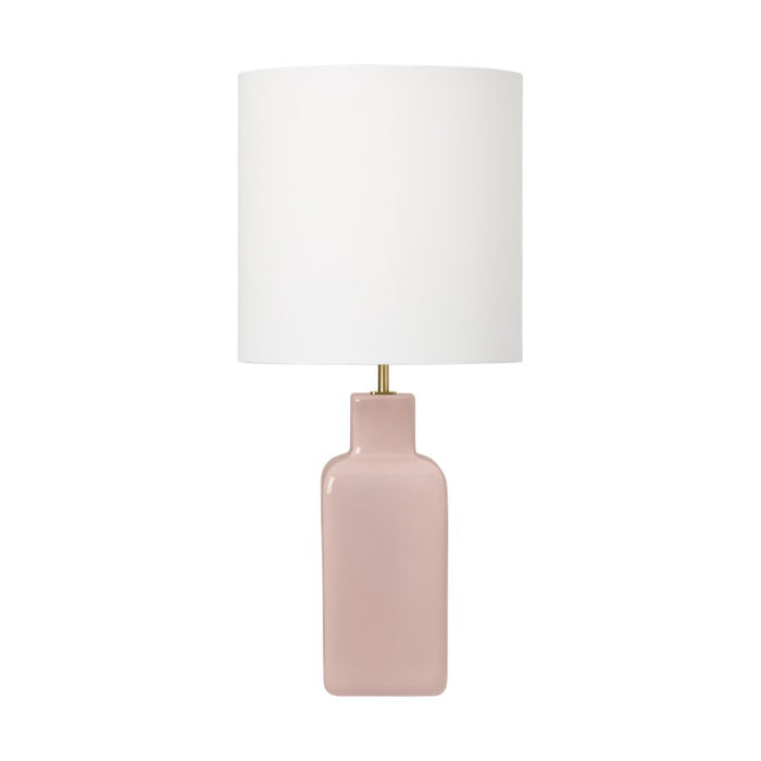 Visual Comfort Studio Anderson 1Lt Lamp, Rose/White Linen - KST1171CRS1