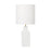 Visual Comfort Studio Anderson 1Lt 13" Lamp, New White/White Linen - KST1171NWH1