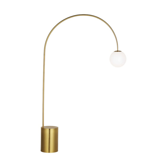 Visual Comfort Studio Noemie 1Lt Lamp, Burnished Brass/Milk - KST1191BBS1