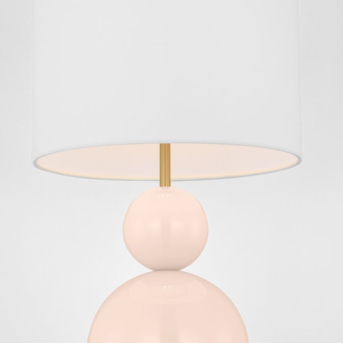 Visual Comfort Studio Suki 1Lt Lamp, Blush/White Linen