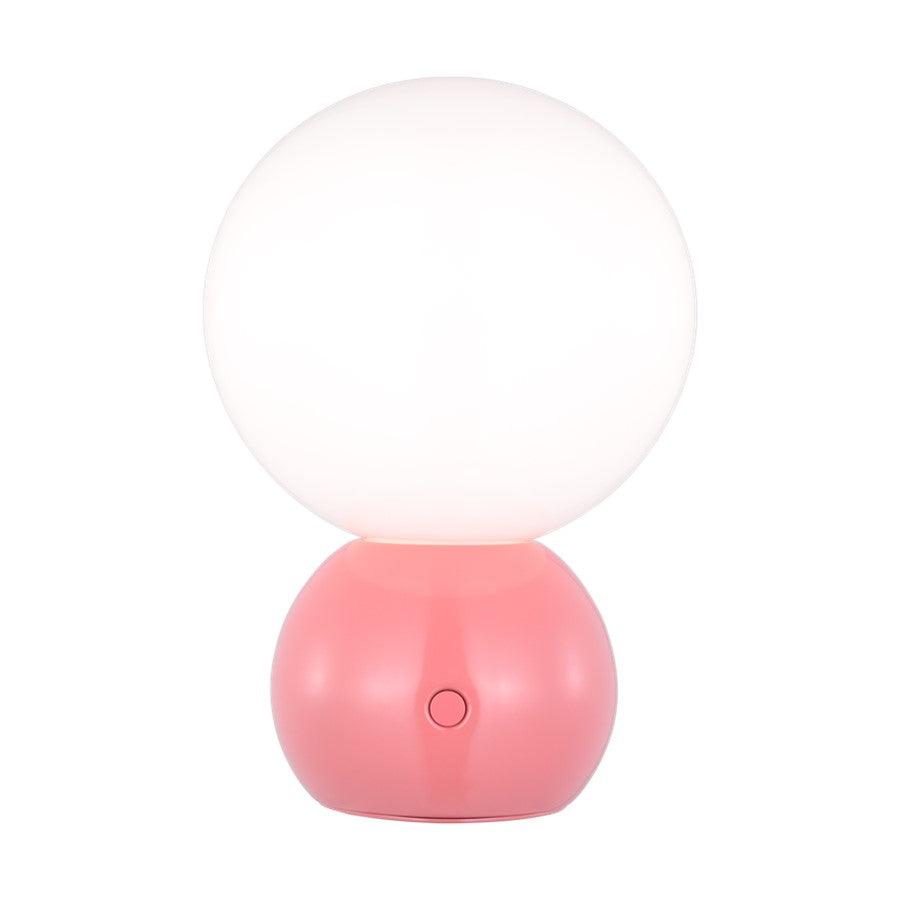 Visual Comfort Studio Suki 1Lt Lamp, Coral/Milk - KST1231CRL-L1