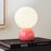 Visual Comfort Studio Suki 1Lt Lamp, Coral/Milk