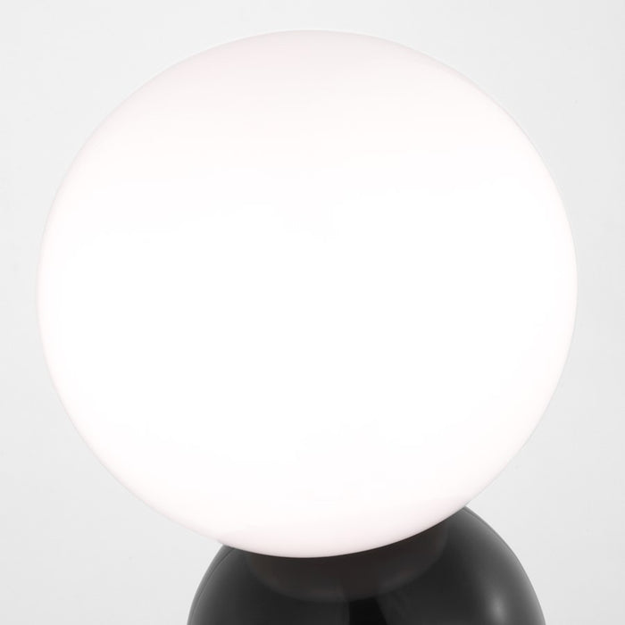 Visual Comfort Studio Suki 1Lt Lamp, Gloss Black/Milk