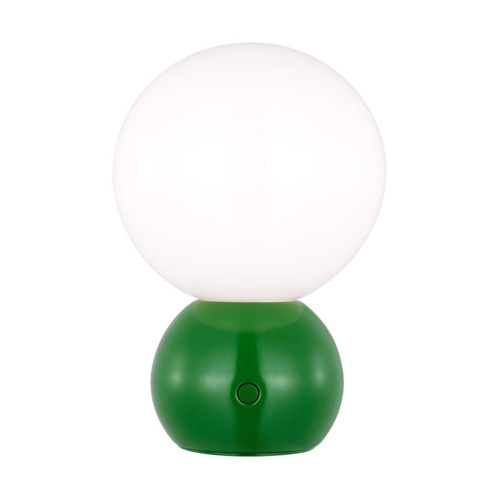Visual Comfort Studio Suki 1Lt Lamp, Green/Milk - KST1231GRN-L1