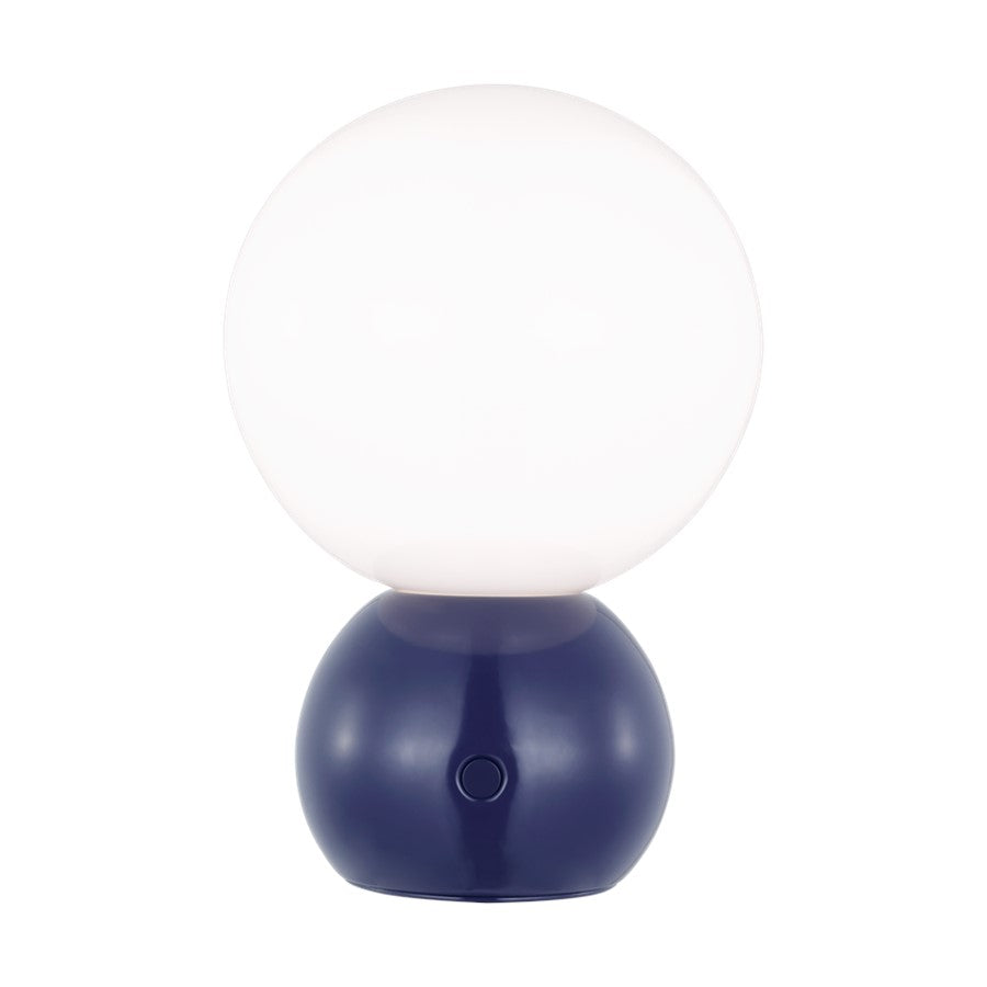 Visual Comfort Studio Suki 1Lt Lamp, Navy/Milk - KST1231NVY-L1