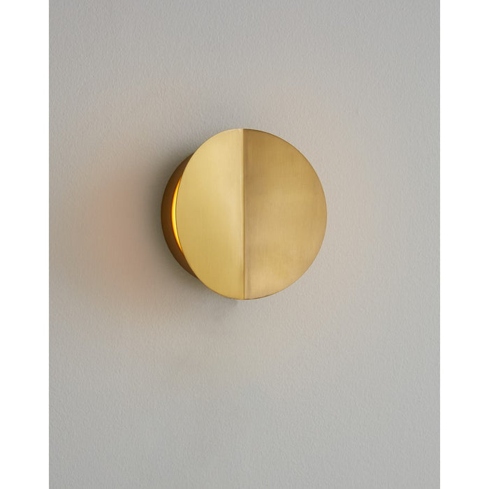 Visual Comfort Studio Dottie 1 Light Small Sconce, Burnished Brass