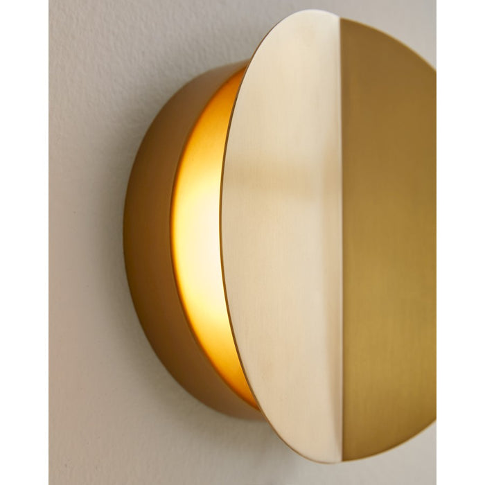 Visual Comfort Studio Dottie 1 Light Small Sconce, Burnished Brass