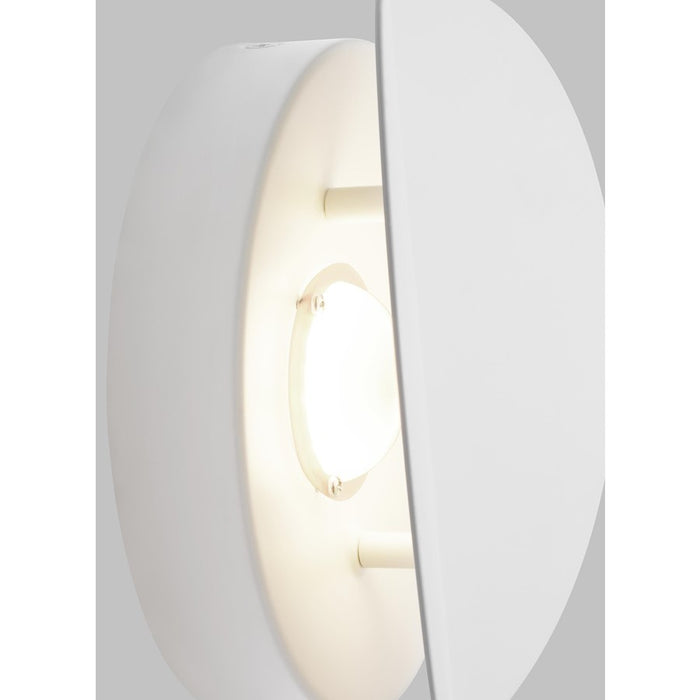 Visual Comfort Studio Dottie 1 Light Small Sconce, Matte White