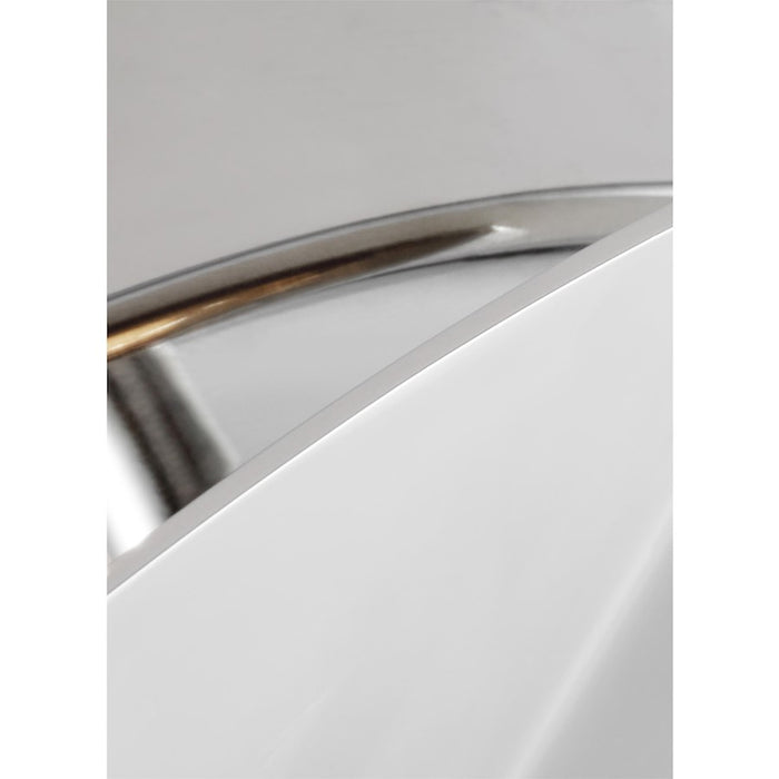 Visual Comfort Studio Dottie 1 Light Small Sconce, Polished Nickel