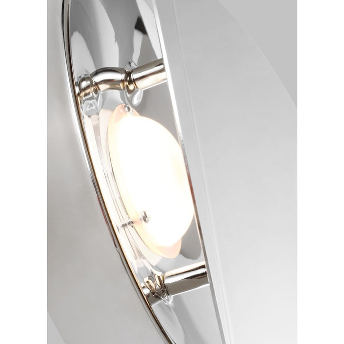 Visual Comfort Studio Dottie 1 Light Small Sconce, Polished Nickel