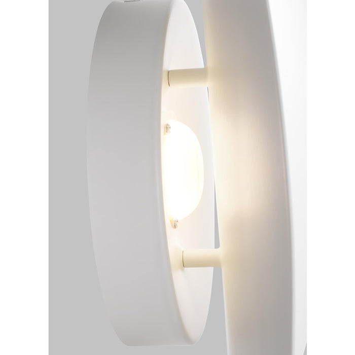 Visual Comfort Studio Dottie 1 Light Large Sconce, Matte White