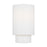 Visual Comfort Studio Sawyer 2-Lt Sconce, Burnished/White Linen - KSW1042BBS