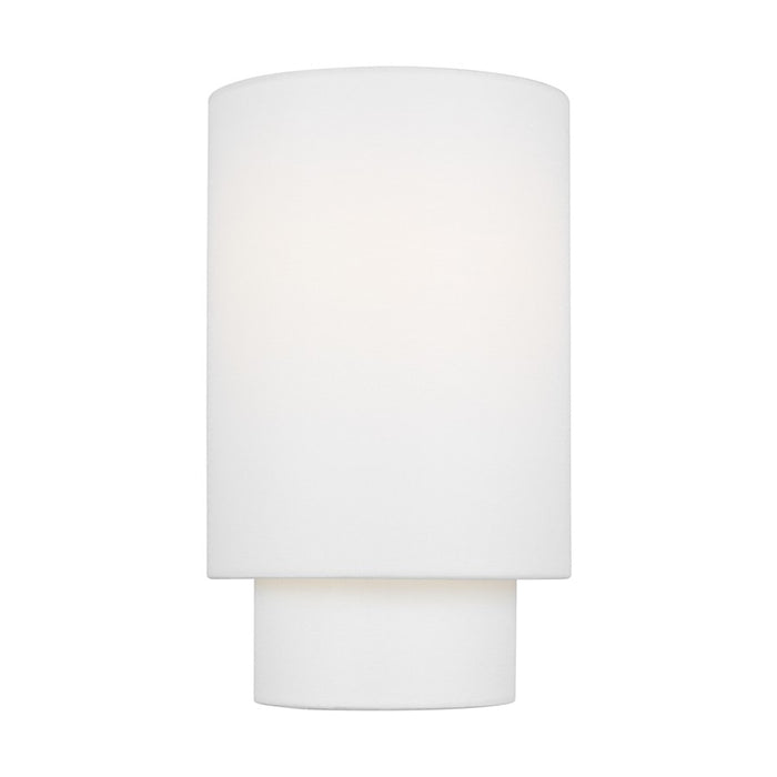 Visual Comfort Studio Sawyer 2-Lt Sconce, Burnished/White Linen - KSW1042BBS