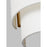 Visual Comfort Studio Sawyer 2-Lt Sconce, Burnished/White Linen