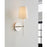 Visual Comfort Studio Monroe 1-Lt SM Single Sconce, Nickel/White