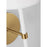 Visual Comfort Studio Monroe 1-Lt Tail Sconce, Brass/White Linen