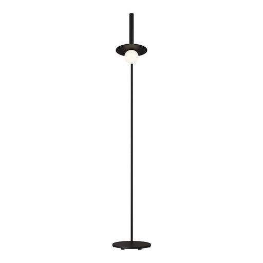 Visual Comfort Studio Nodes 1 Light Floor Lamp, Midnight/Milk White - KT1011MBK2