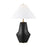 Visual Comfort Studio Contour 1-Lt Short Table Lamp, Coal/WH Linen - KT1221COL1