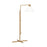 Visual Comfort Studio Franklin 1-Lt Task Floor Lamp, BS/WH Linen