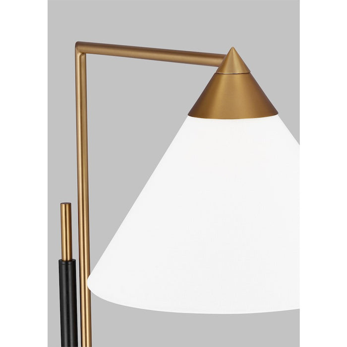 Visual Comfort Studio 1301 Franklin 1-Lt Floor Lamp, BS/BZ/WH