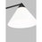 Visual Comfort Studio Franklin 1-Lt Floor Lamp, Deep Bronze/White