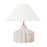 Visual Comfort Studio Veneto 1 Light Med Table Lamp, Concrete/White - KT1321MC1