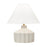 Visual Comfort Studio Veneto 1-Lt Small Table Lamp, Conc/White - KT1331MC1