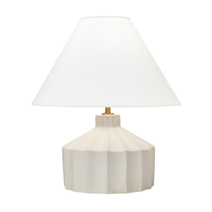 Visual Comfort Studio Veneto 1-Lt Small Table Lamp, Conc/White - KT1331MC1