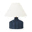 Visual Comfort Studio Veneto 1 Light Small Table Lamp, Blue/White - KT1331MMBW1