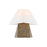 Visual Comfort Studio Herrero 1-Lt Med Table Lamp, Ant Gild/White - KT1361ADB1