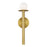 Visual Comfort Studio Nodes 1-Lt Sconce, Burnished Brass/Milk White - KW1001BBS