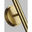 Visual Comfort Studio Nodes 1-Lt Sconce, Burnished Brass/Milk White