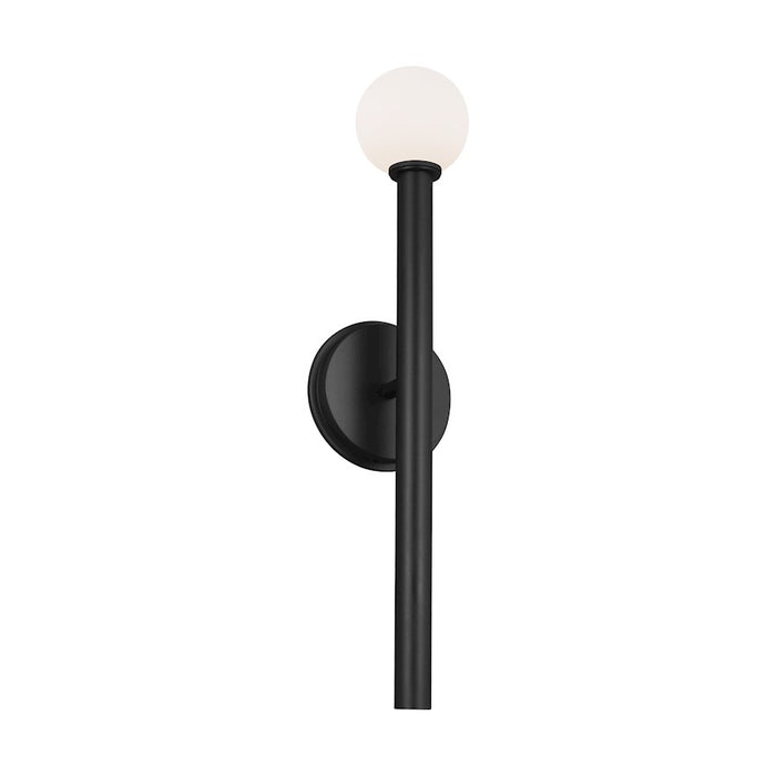 Visual Comfort Studio Nodes 1 Light Sconce, Midnight/Milk White