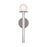 Visual Comfort Studio Nodes 1 Light Sconce, Polished Nickel/White - KW1001PN