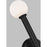 Visual Comfort Studio Nodes 2-Lt Double Sconce, Midnight/Milk White