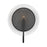 Visual Comfort Studio Gesture 1-Lt Sconce/Flush, Black/Opal Etched - KWL1071MBK