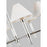Visual Comfort Studio Robert 6-Lt Med Chandelier, Pol Nickel/White