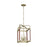 Visual Comfort Studio Hadley 4 Light Small Lantern, Time Worn Brass