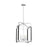 Visual Comfort Studio Hadley 4 Light Medium Lantern, Polished Nickel