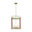 Visual Comfort Studio Hadley 4 Light Medium Lantern, Time Worn Brass - LC1144TWB