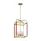 Visual Comfort Studio Hadley 4 Light Medium Lantern, Time Worn Brass