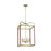 Visual Comfort Studio Hadley 6 Light Large Lantern, Time Worn Brass