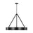Visual Comfort Studio Leonard 1Lt 28" Chandelier, Aged Iron - LC1221AI-L1