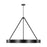 Visual Comfort Studio Leonard 1Lt 37" Chandelier, Aged Iron - LC1231AI-L1
