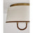 Visual Comfort Studio Katie 2 Light Med Flush, Brass/Milk White