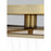 Visual Comfort Studio Esther 4-Lt Flush, Time Worn Brass/Milk White