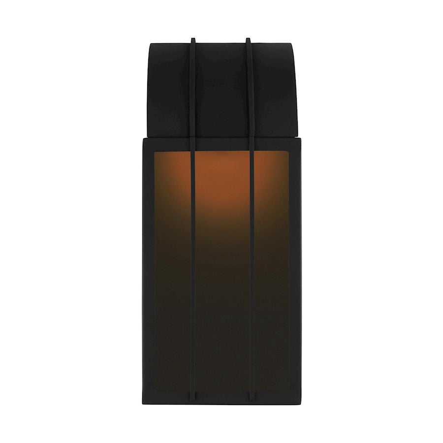 Visual Comfort Studio Veronica 1-Lt SM Wall Lantern, Black/Clear - LO1041TXB-L1