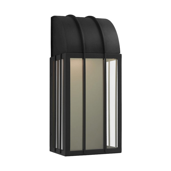 Visual Comfort Studio Veronica 1-Lt SM Wall Lantern, Black/Clear